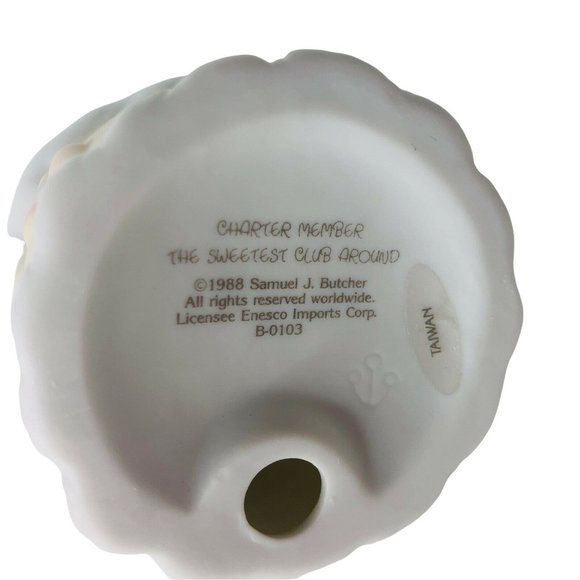 1988 Precious Moment Figurine The Sweetest Club Around Charter Member Membership - Picture 8 of 11